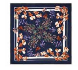 Шаль, Flower frame