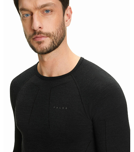 Термофутболка 1/1 з вовною мериноса, Wool-Tech