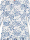 Нічна сорочка, Blue leaves, 1/1