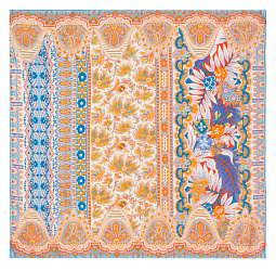Шаль, Tropical Flower, 53x53