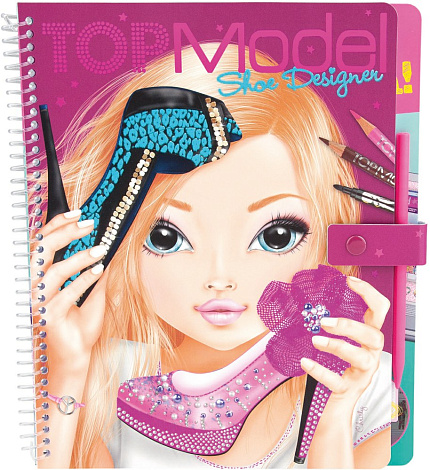 Книга-розмальовка "Дизайнер взуття", Top Model