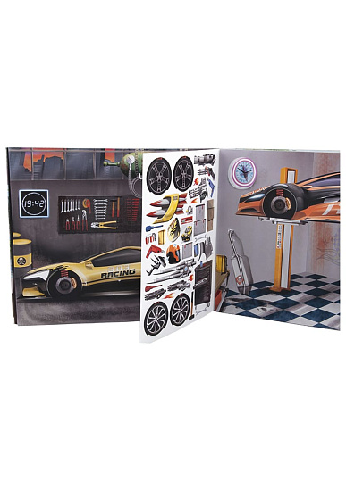 Книга з наклейками, Monster Cars