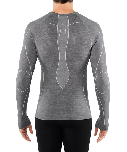 Термофутболка 1/1 з вовною мериноса, Wool-Tech