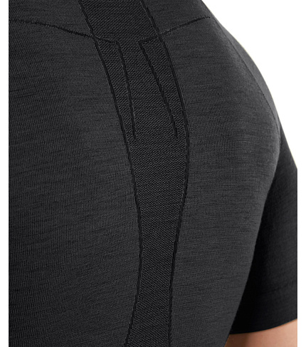 Термофутболка 1/2 з вовною мериноса, Wool-Tech