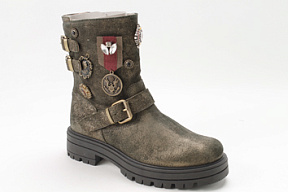 Черевики шкіряні з хутром Florens