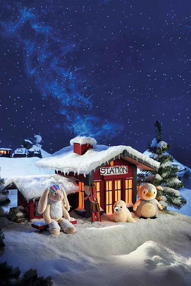 Крольчонок-лыжник Hoppie, 31 см