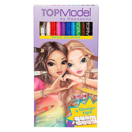 Набір кольорових олівців, Top Model