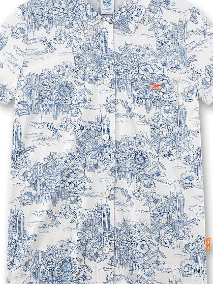 Піжама, Blue flowers, 1/2