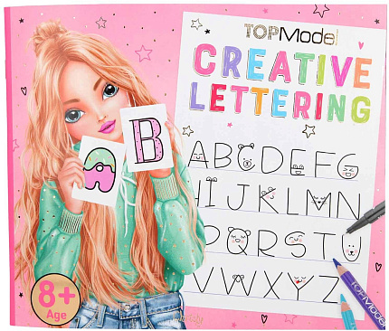 Альбом-розмальовка, Lettering, Top Model