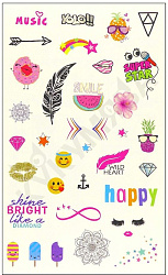 Наклейки/тату, Top Model