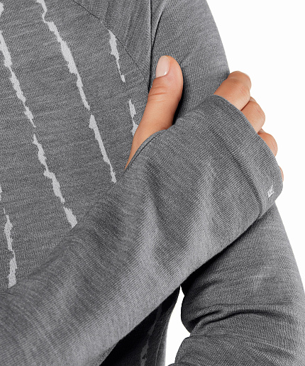 Термофутболка 1/1 з вовною мериноса, Wool-Tech