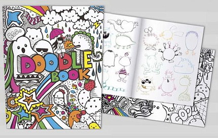 Альбом розмальовка, Doodle book, Creative Studio