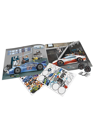 Книга з наклейками, Monster Cars