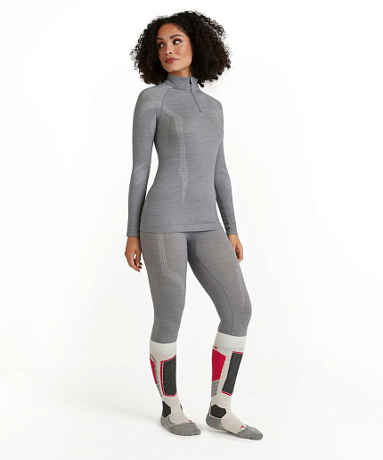 Термофутболка 1/1 с шерстью мериноса, Wool-Tech